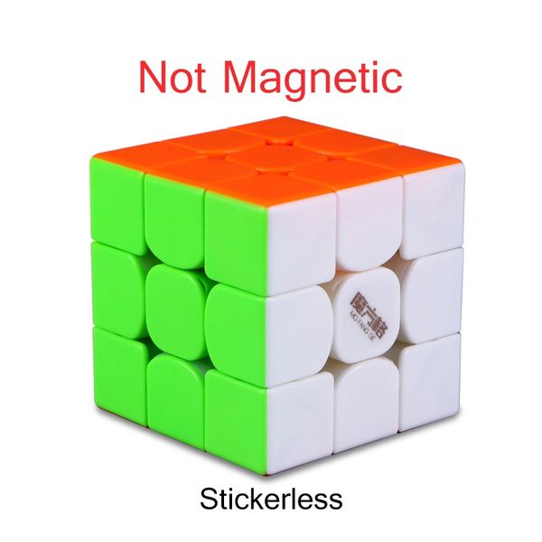 

qiyi mofangge thunderclap v3 m 3x3x3 magnetic magic cube stickerless cube puzzle professional magnets speed 3x3 cube wmtsqv comb2010, Black;red