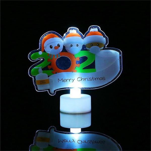 

xmas ornaments lights decorations 3 led light quarantine family trees flashing 2020 multicolor of christmas face mask lamp ornaments e1 lwpn
