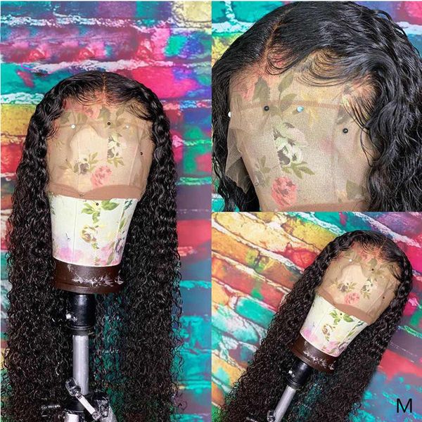 

costume accessories 26inch 180%density long kinky curly synthetic lace front wig glueless 13x4 lace wigs for women with preplucked daily wea, Silver
