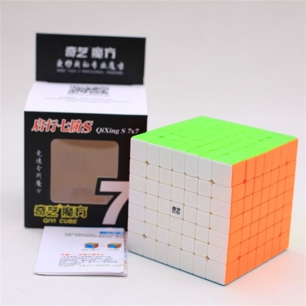 

xmd mofangge qiyi qixing 7x7x7 cube 7cm qixing s stickerless 7x7 magic puzzle mofangge professional educational toys for kids y200428