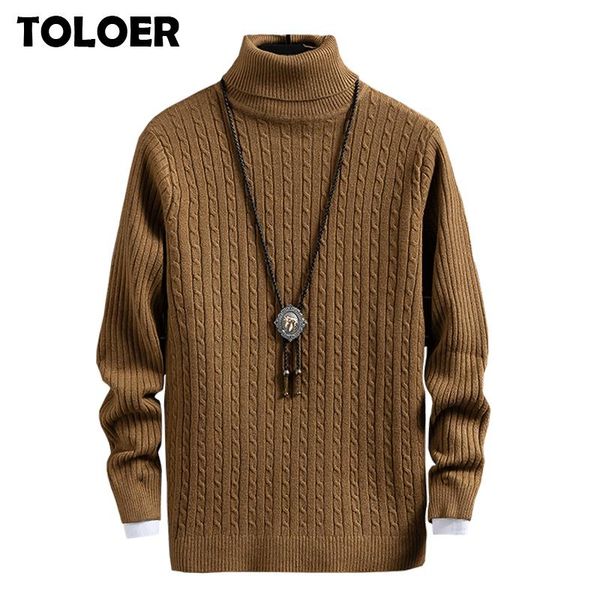 

2021 spring casual sweaters men knitted 100% cotton sweater pullover male autumn new fashion classic turtleneck soft sweater man, White;black
