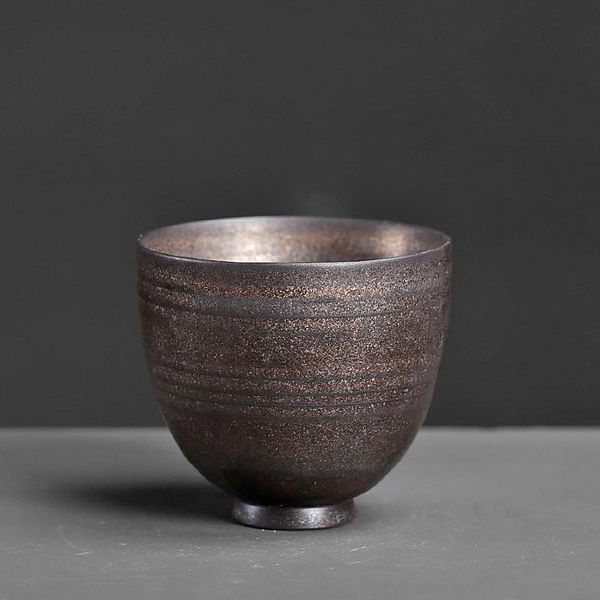 

coarse pottery tea set master cup kung fu tea cup ceramic small cup household simple japanese cool teacup mug wmtjas xhhair