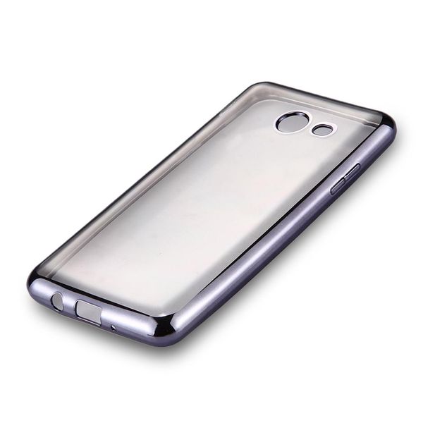 

for galaxy j7 electroplating frame soft tpu protective back cover case
