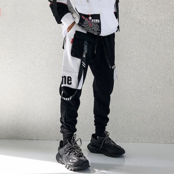 

2021 new harajaco decal sweatpants men running every day 8ycv, Black