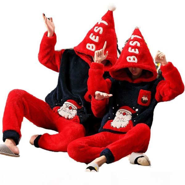 

пары winter тхи пижама набор рождество ночного caiyier пижама подарок ladies теплого halloween whimsy семья фланелевой пижама xglug