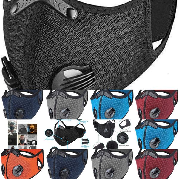 

factory3zouface masks bicycle blue half black protective mask anti-dust pm2.5 face mask breathable activated carbon cycling running