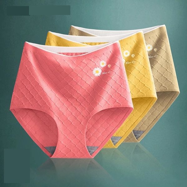

2021 high waist panties cotton women's underpants slimming shaping female briefs lingerie underwear push hips, Black;pink