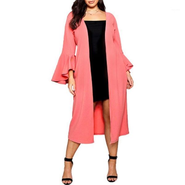 

new fashion piles of sleeves large size women's slim coat1, Tan;black