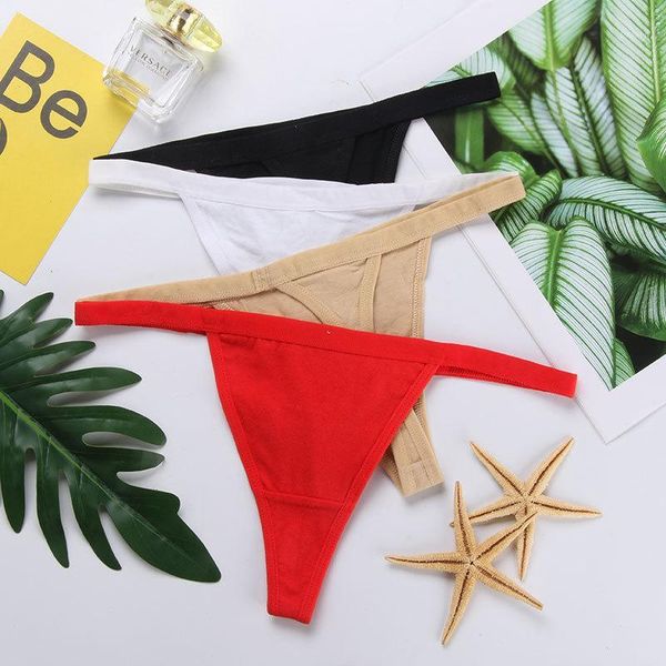 

women cotton g string thongs low waist panties girl's briefs ladies' seamless underwear lingerie1, Black;pink