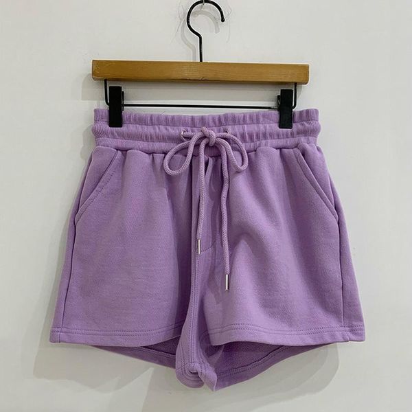 

women's shorts fashion elastic high waist feminino women casual lace up 2021 solid summer ladies bottom, White;black