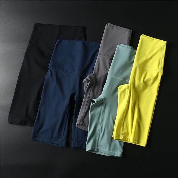 

soft naked feel high waist women sport running shorts workout leggings fitness shorts stretch gym yoga athletic biker, White;red