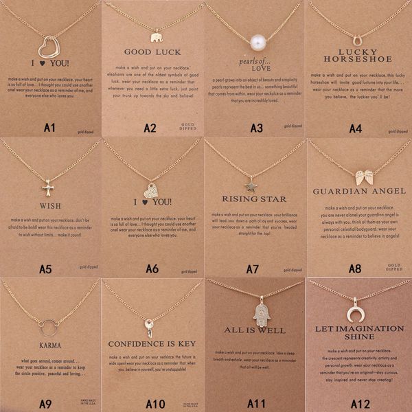 

do geared necklace with gift card elephant pearl love wings cross key zodiac sign compass lotus pendant for wom