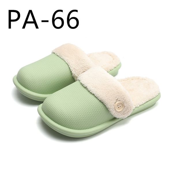 

waterproof cotton slippers can be taken out and washed in women's winter home pa64-66 y201026, Black
