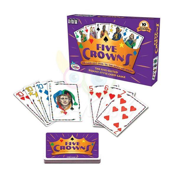 

five crowns card game 5 suites classic original family party rummy style play