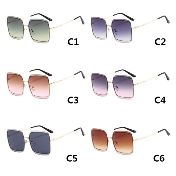 

fashion men women square sunglasses metal frame driving sun glasses classic brand designer oculos de sol ing, White;black