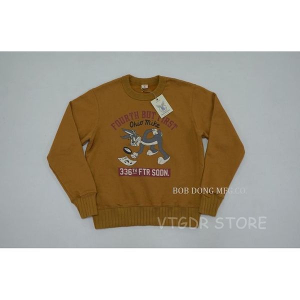 

336th bugs bunny sweatshirts heavy winter military style pullover otvh, Black