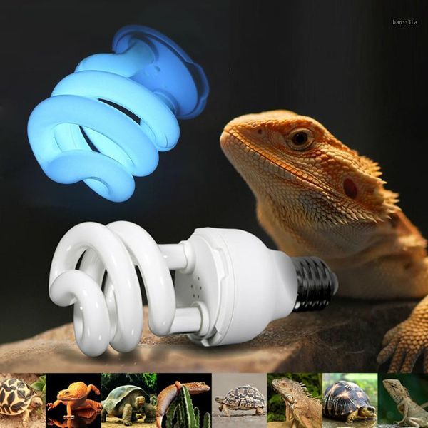 

reptile compact fluorescent vivarium lamp light uvb 5.0 uva uv 13w e27 screw light p4151