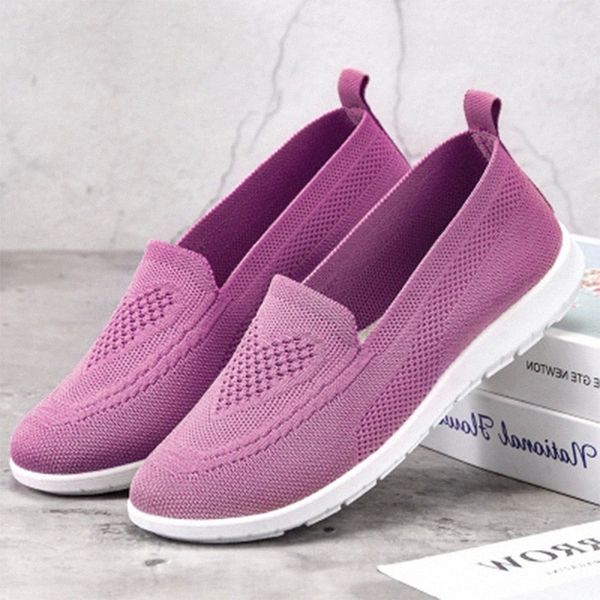 

women mesh breathable light sneakers 2020 flats women's soft bottom loafers ladies casual vulcanized female shoes #un8h