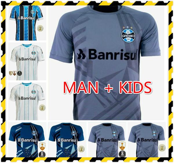 

man woman kids 2020 gremio soccer jersey 20 21 gremio miller luan douglas diego hailon home away third football shirts camisetas de futbol, Black;yellow