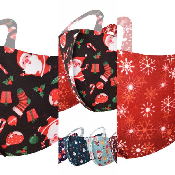 

designer mask christmas 3d printing three-dimensional face masks dustproof sunscreen can be washed thick