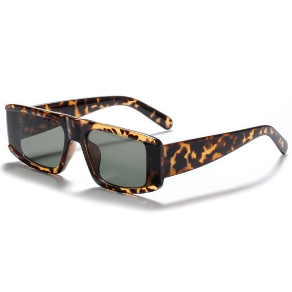 

sunglasses veshion square woman for ladies leopard black men retro sun glasses female rectangle uv400 -selling gifts 2021, White;black