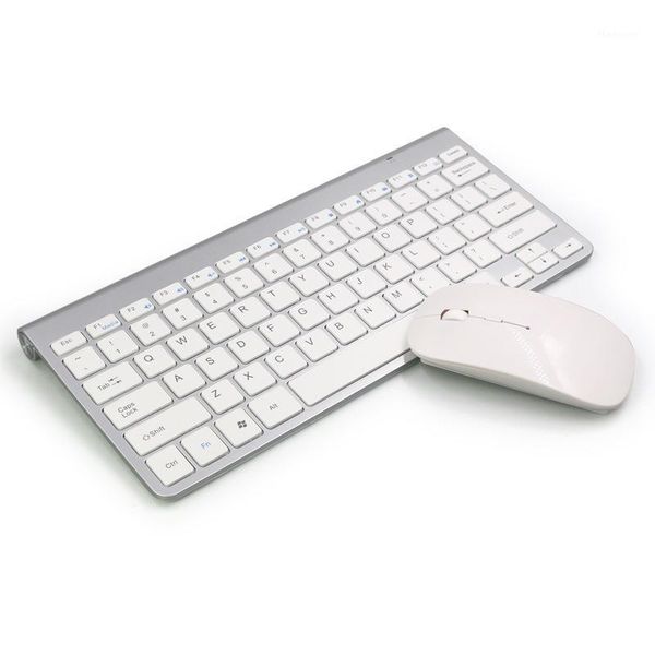 

wireless mini keyboard and mouse set 78 buttons lapand deskcomputers gold color af0681