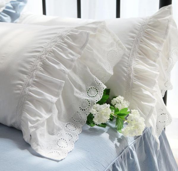 

pillow case luxury cover ruffle lace body christmas bedding cases home decor pillowsham no filler