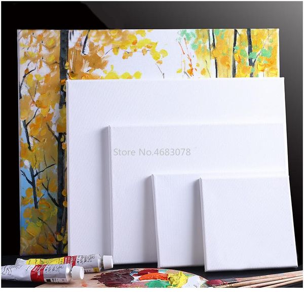 

1 час белый пустой квадратный художник холст для покраски маслом холста, деревянная доска для грунтованного масла акрил wmtvjh