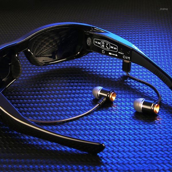 

wearable sunglasses hd 1080p mini camera with bluetooth earphones music player video recorder dv camcorder for outdoor cycling1