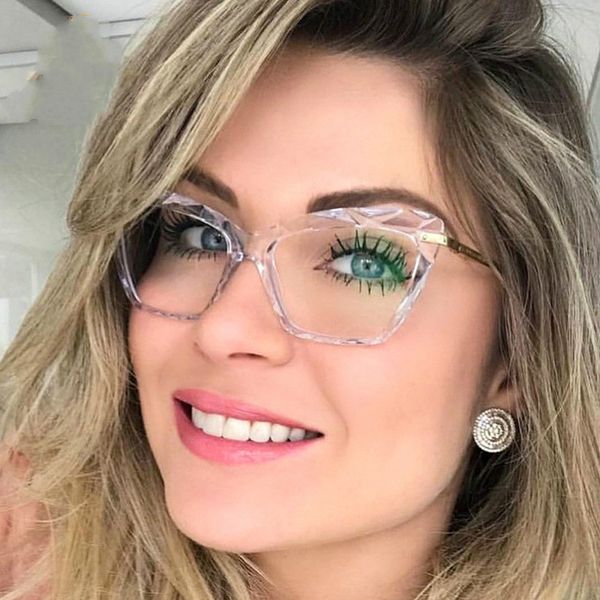 

fast shipping new ladies anti-blue light glasses comfortable spring temple frame glasses fashionable trendy flat glasses g1102