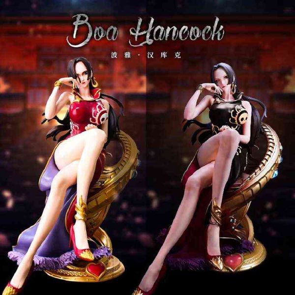 Figura di anime giapponese GK Girl Boa Hancock Action PVC Figure Toy Game Statue Collection Model Doll Gift Figma AA220311