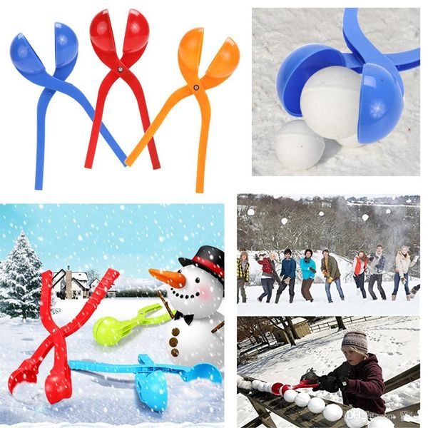

winter snowball maker sand mold tool kids toy lightweight compact snowball fight sports outdoor christmas games for children