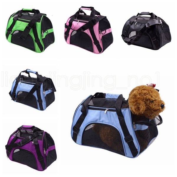 

slung folding pet carriers bag portable knapsack soft dog transport outdoor bags fashion dogs basket handbag rra1996