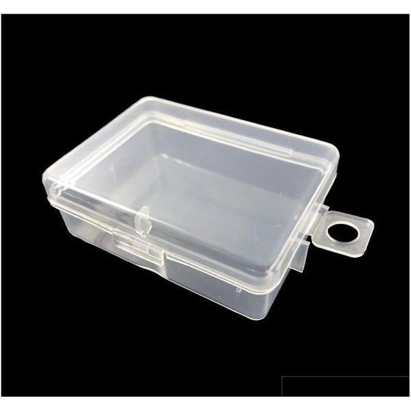 

clear lidded small plastic box for trifles parts tools storage box jewelry display box screw case beads sqcwvp ppshop01