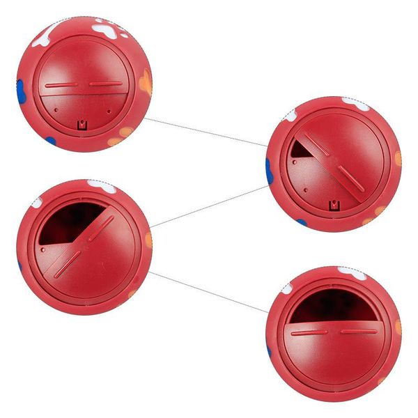 

7/11cm educational interactive pet dog toys rubber ball puppy chew toys paw bone dog treats dispenser toys for dogs q wmtzfb