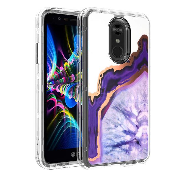 

для lg stylo 5 case luxury marble 3in1 heavy duty shounce полная защитная крышка для защиты тела для lg stylo 4