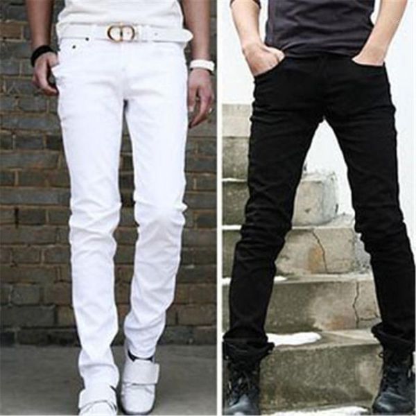 

fashion new casual mens pants slim feet pencil trousers in black % white trousers men pants factory wholesale1, Blue