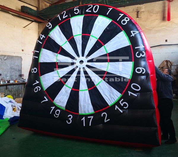 Futebol de futebol inflável Dardos para venda Giant Kick Inflável Dart Board Dartboard Jogo de Alvo de Oxford Pano único Inflatab