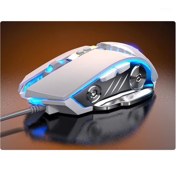 

wired mouse 5-directional support 3200dpi colorful breathing usb wired computer mouse for notebook game mice for gamer home1