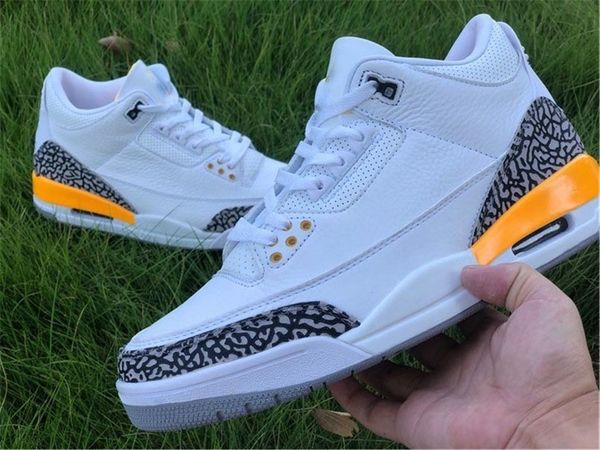 

2021 authentic 3 wmns laser orange 3s white laser orange cement grey black casual shoes ck9246-108 sports sneakers size 7-14