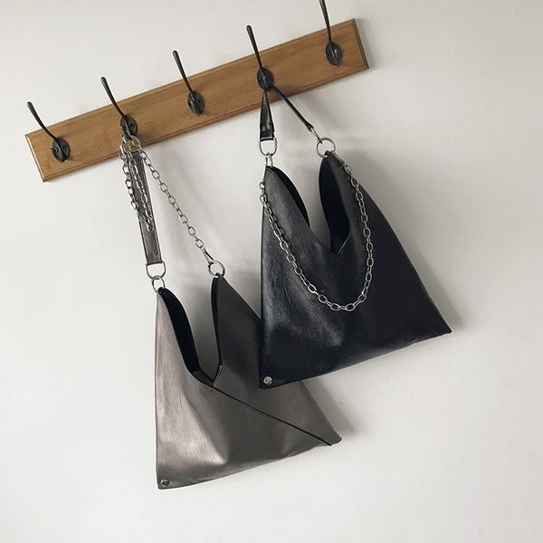 

women's retro leather shoulder bag female 2019 new ladies messenger bag female cool large capacity solid color handbag c1223