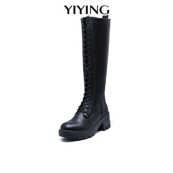 

2020 fashion knee high boots platform winter boots women long winter shoes women knight over the knee female1, Black