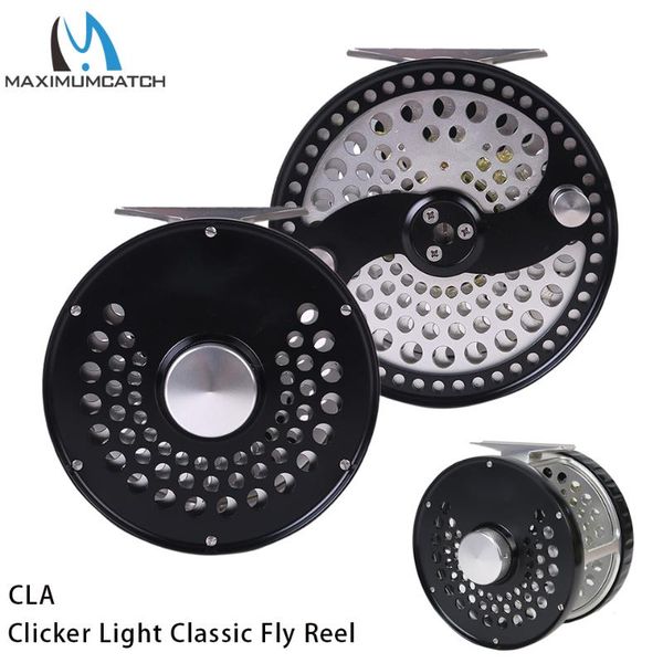 

baitcasting reels maximumcatch 7-10wt clicker/disc drag light classic fishing reel cnc machine cut t6061 aluminum