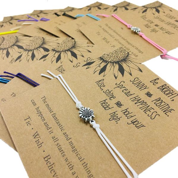 

factoryl8utsilver sunflower handmade gifts 16 bracelets color for friend bridesmaid wedding gift birthday party bohemia r bra