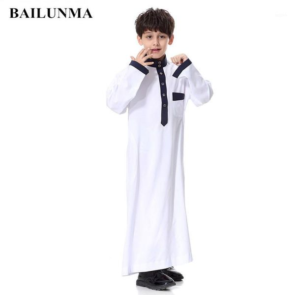 

children abaya white arab robe clothing muslim men islamic jubba muslim kid dress bth8731, Red