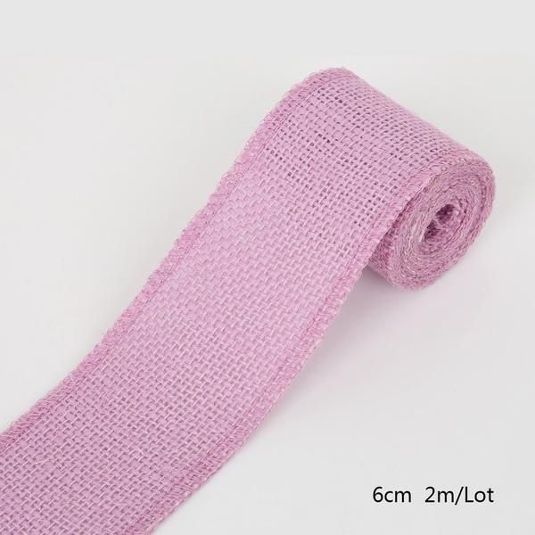 

2метя 6 см натуральная мешковина джута гессиан ленты для деревенских свадебных украшений рождественские рождественские принадлежности bbylsz