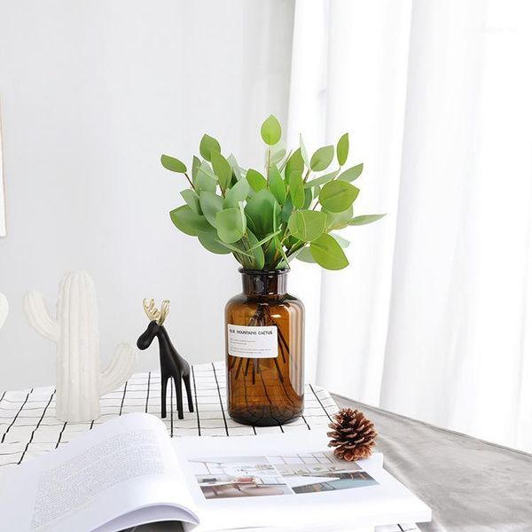 

decorative flowers & wreaths simulation nordic ins hand tied bunch eucalyptus leaves home decoration artificial fake qw651