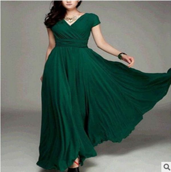 

2020v neck short sleeve bohemian snow spun waist dress, Black;gray