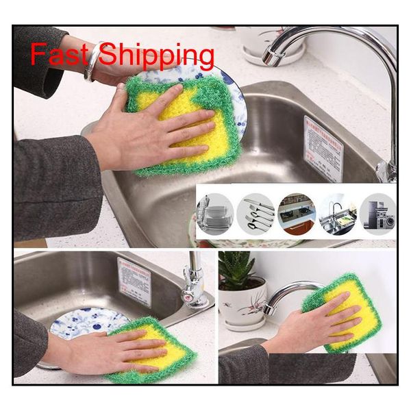 

polyester acrylic dish towel handcrafted non-stick oil lint-cleaning cloth in the kitchen absorb qylfwk bdebaby
