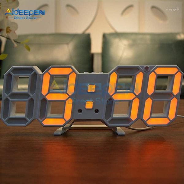 

3d led wall clock modern digital wall table clock watch deskalarm nightlight seat for bedroom living room1